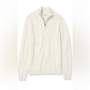 NWT Goodthreads Men's Soft Cotton Quarter-Zip Sweater XXLarge